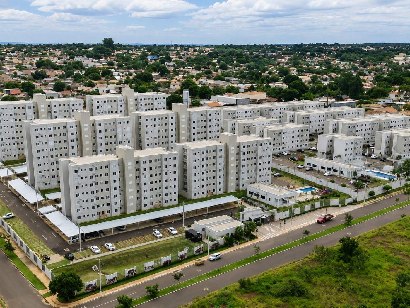 Apartamento à venda com 2 quartos, 1 banheiro, 1 vaga e 42m² no Residencial Novo Seminário, Campo Grande — foto principal