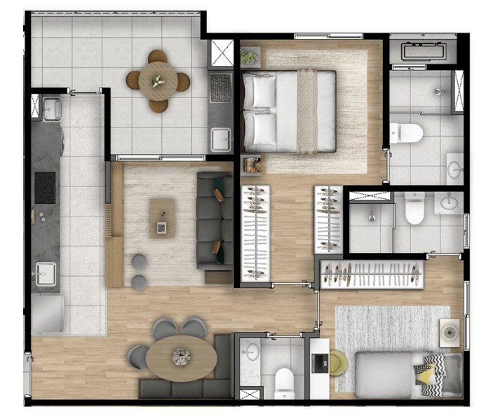 Apartamento à venda com 2 quartos e 1 suíte no Centro, Campo Grande (MS) — foto 23 de 24