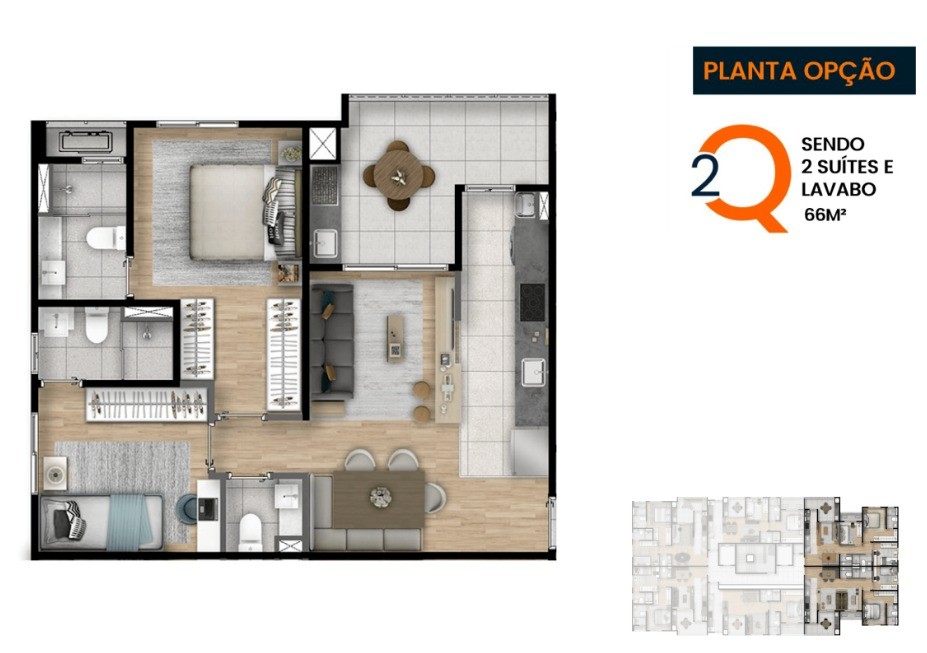 Apartamento à venda com 2 quartos e 1 suíte no Vila Vilas Boas, Campo Grande (MS) — foto 26 de 28