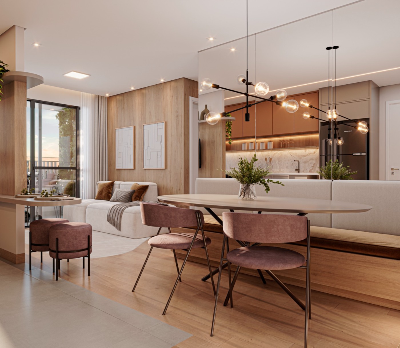 Apartamento à venda com 2 quartos, 2 banheiros e 1 vaga no Carandá Bosque, Campo Grande — foto principal